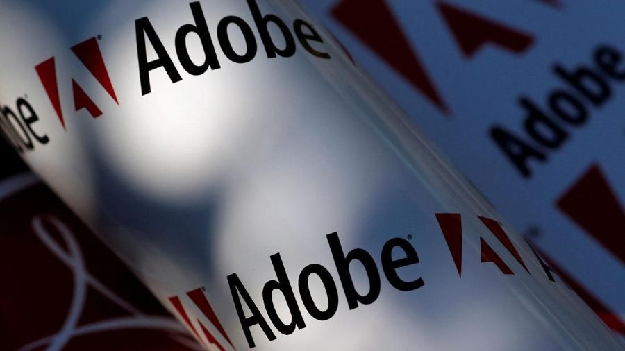FILE PHOTO: Adobe company logos are seen in this picture illustration taken in Vienna July 9, 2013. Picture taken July 9, 2013.     REUTERS/Leonhard Foeger/File Photo                         GLOBAL BUSINESS WEEK AHEAD