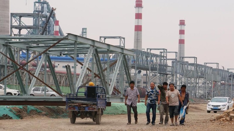 Pabrik yang terkena dampak pergusuran di China merupakan pabrik pembuat baja terbesar keempat di Dunia.