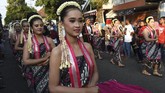 Kirab juga diadakan dalam rangka memeriahkan Hari Jadi ke-522 Kabupaten Ponorogo. (Antara/Siswowidodo)
