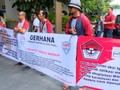 VIDEO: Demonstrasi Pengemudi Ojek Online Di Depan Go-Jek