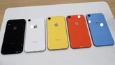 Sementara iPhone XR menjadi ponsel termurah Apple yang dibekali liquid retina display 6,1 inci, layar LCD 1792x828 dengan 1,4 juta pixel dan kerapatan 326 ppi. REUTERS/Stephen Lam