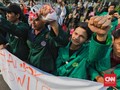 Massa Pro Jokowi Diklaim Ikut Terluka Saat Demo di Medan