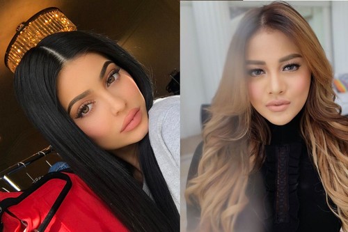 Foto: Bukti Aurel Hermansyah Tiru Makeup Kylie Jenner Foto: Bukti Aurel Hermansyah Tiru Makeup Kylie Jenner