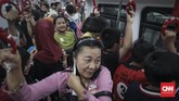 Ujicoba operasi LRT dilakukan setelah Kementerian Perhubungan mengeluarkan dua surat rekomendasi. (CNN Indonesia/ Hesti Rika)