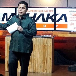 Rugi Emiten Milik Erick Thohir Ini Susut 16%