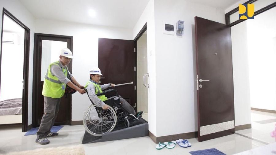 PUPR tengah fokus untuk menyediakan berbagai kelengkapan dan fasilitas di Wisma Atlet Kemayoran menjelang Asian Para Games.