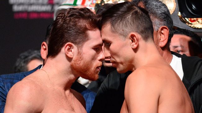 Golovkin Janjikan Perang Lawan 'Si Badut' Saul Canelo