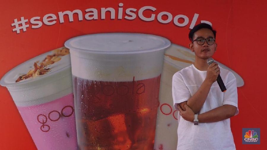 Peluncuran Goola, produk minuman milik Gibran Rakabuming