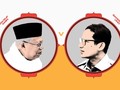 INFOGRAFIS: Prestasi dan Polemik Ma'ruf versus Sandiaga