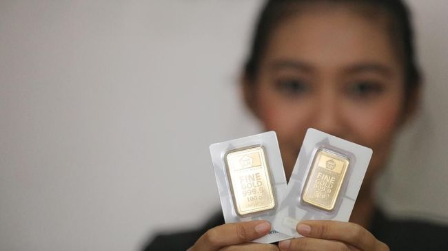 Harga Emas Antam Hari Ini Ambruk Rp 13.000, Jadi Rp 1,69 Juta