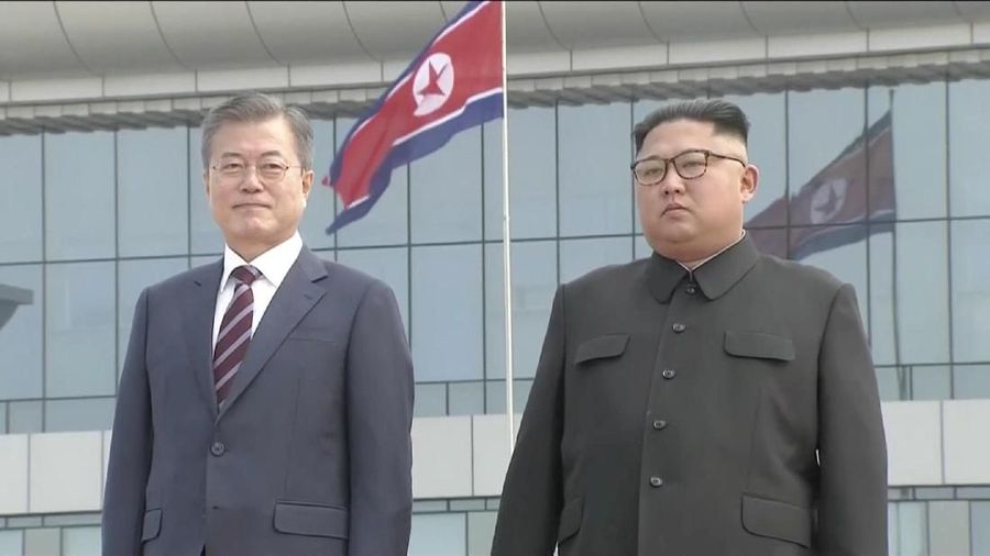 Tiba di Pyongyang untuk membahas perundingan tentang denuklirisasi dan prospek secara resmi mengakhiri Perang Korea.