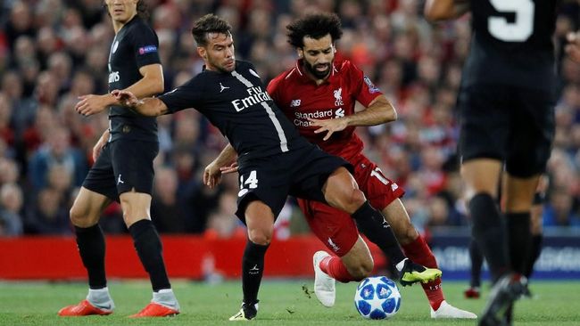 Jadwal Siaran Langsung PSG vs Liverpool di Liga Champions