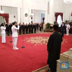 Jokowi Minta Gubernur Baru NTB Fokus Urus Dampak Gempa Lombok