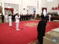 Jokowi Minta Gubernur Baru NTB Fokus Urus Dampak Gempa Lombok
