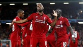 Karier Daniel Sturridge di Chelsea banyak dijalani sebagai pemain pinjaman. Liverpool merekrutnya pada Januari 2013. Selama lima musim Sturridge bertahan di Liverpool tanpa menjalani status pinjaman. Pada Januari 2018 Sturridge dipinjamkan ke West Bromwich Albion dan kembali lagi ke Liverpool. (REUTERS/Phil Noble)