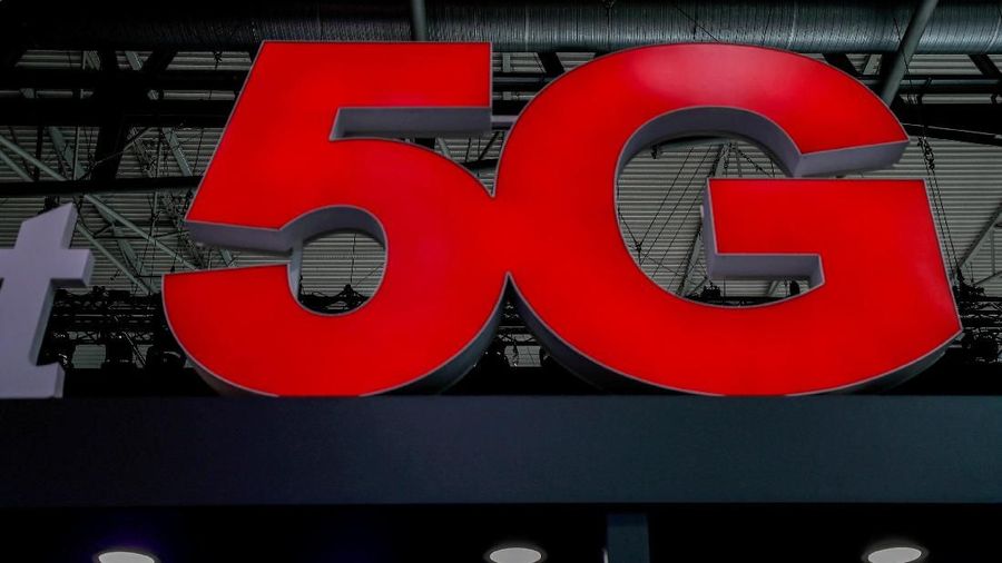 FILE PHOTO: A 5G sign is seen during the Mobile World Congress in Barcelona, Spain February 28, 2018. REUTERS/Yves Herman/File Photo