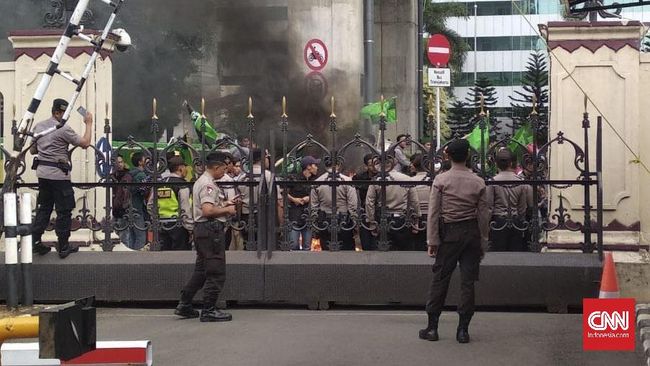 Polri: Pengamanan Demo di Medan dan Bengkulu Sesuai SOP