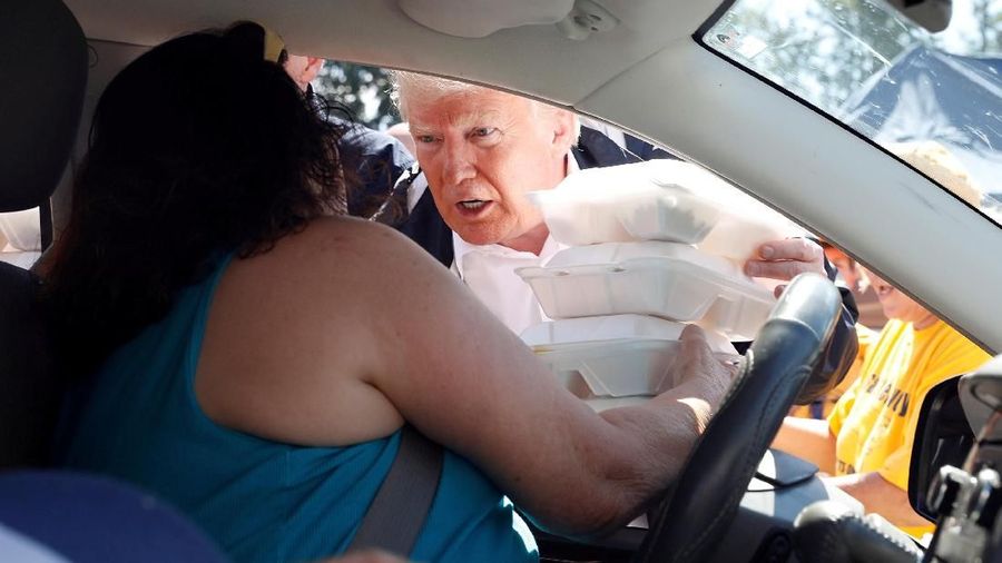 Merespons jumlah korban tewas, Trump mengatakan bahwa negara ikut berduka bersama mereka.