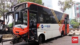 Pegawai Kemenkeu Tewas Tersenggol Bus TransJakarta