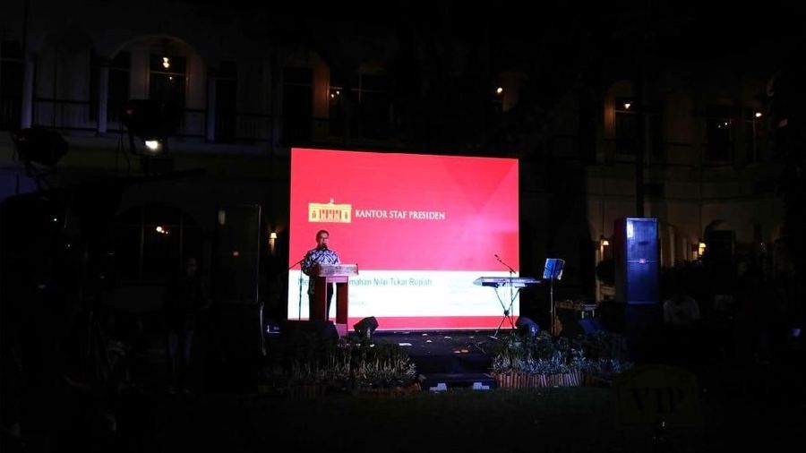 Berdasarkan informasi yang beredar, nominal dolar AS yang dikonversi ke rupiah pada acara tersebut mencapai US$ 50 juta.