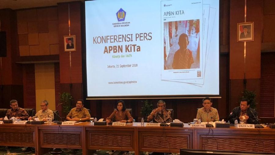 Hingga akhir Agustus 2018, jumlah utang pemerintah Indonesia mencapai Rp 4.363 triliun.