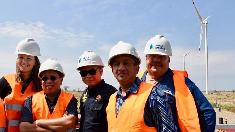Jonan mengapresiasi cepatnya progress pembangunan PLTB Jolo I yang saat ini telah mencapai 96%
