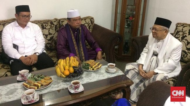 Resmi Cawapres, Ma'ruf Amin Minta Dukungan Eks Ketua MUI DKI