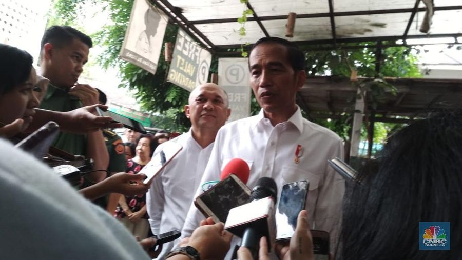 Jokowi mengaku tidak memiliki persiapan khusus sebelum acara tersebut.