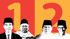 INFOGRAFIS: Jokowi-Ma'ruf Nomor 1, Prabowo-Sandi Nomor 2