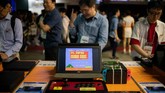 Langkah Sony ini muncul dua tahun setelah saingan beratnya, Nintendo, meluncurkan NES. (AFP PHOTO / Martin BUREAU)