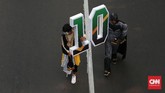 Kostum superhero DC menjadi atribut karnaval Parpol PPP di karnaval Deklarasi Damai. Minggu, 23 September 2018. (CNN Indonesia/Andry Novelino)