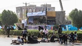 Duta Besar AS untuk Perserikatan Bangsa-Bangsa, Nikki Haley, langsung membantah tuduhan Rouhani dan meminta Iran untuk melakukan refleksi mengenai yang terjadi di dalam negerinya. (AFP Photo/ISNA/Morteza Jaberian)