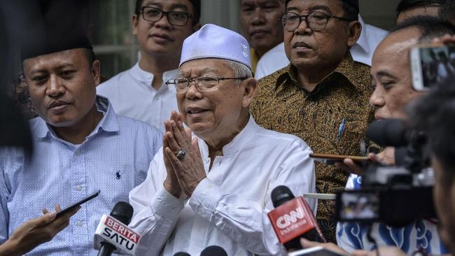 Ma'ruf Kunjungi Basis Prabowo, Sandiaga ke 'Kandang' PDIP