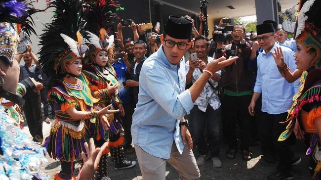 Safari Politik di Jambi, Sandiaga Kunjungi Pasar hingga Hipmi