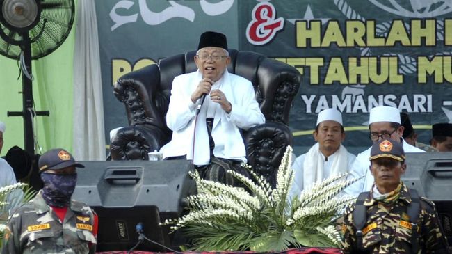 Ma'ruf Targetkan Suara 70 Persen di Kandang Prabowo
