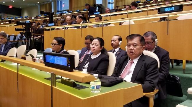 Jusuf Kalla Puji Pidato Trump di PBB