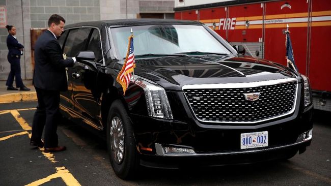 Generasi Baru 'The Beast' Pengawal Donald Trump Unjuk Diri