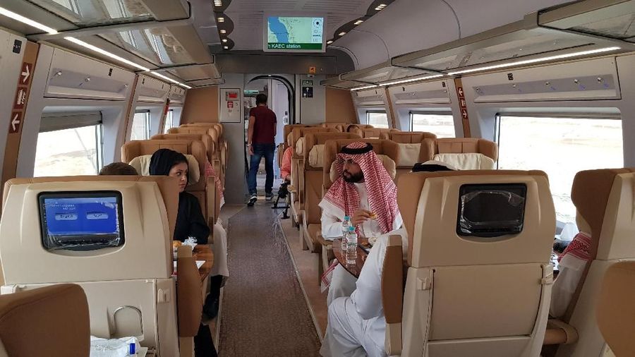 Operasional kereta cepat Arab Saudi ini menghubungkan dua kota suci umat Islam yakni Mekah dan Madinah
