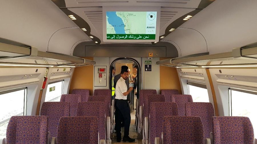 Operasional kereta cepat Arab Saudi ini menghubungkan dua kota suci umat Islam yakni Mekah dan Madinah