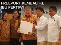 Sah! 51% Saham Freeport Kembali ke Ibu Pertiwi