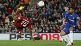 Liverpool mencetak gol lebih awal lewat salto Daniel Sturridge pada menit ke-58. (REUTERS/Andrew Yates)