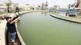 Kota Basra Irak sempat disebut sebagai Venice di Timur Tengah berkat banyaknya kanal-kanal di kota itu. (EUTERS/Essam al-Sudani)