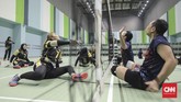 Cabang bola voli duduk Asian Para Games 2018 dijadwalkan digelar di Tennis Indoor Gelora Bung Karno. (CNN Indonesia/ Hesti Rika)