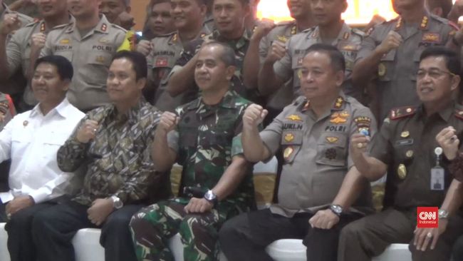 VIDEO: TNI dan Polri Jawa Timur Deklarasi Kampanye Damai
