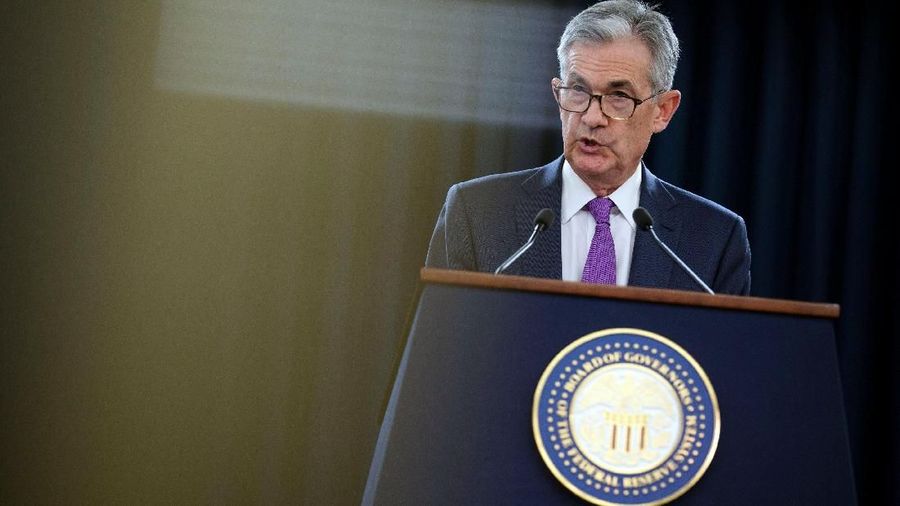 U.S. Federal Reserve Chairman Jerome Powell holds a news conference following a two-day Federal Open Market Committee (FOMC) policy meeting in Washington, U.S., September 26, 2018. REUTERS/Al Drago