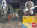 Gerbang Tol Pejompongan Kebakaran, Lalu Lintas Tersendat