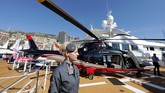 Sekitar 120 yacht dipamerkan di pelabuhan Hercules di Monako, untuk menaik minat calon pembeli dari seluruh dunia. (REUTERS/Eric Gaillard)