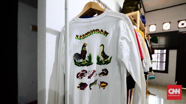 Kala Desain Pecel Lamongan Jadi Motif Baju Kekinian