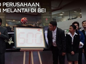 Selamat! 600 Perusahaan Melantai di Bursa Efek Indonesia