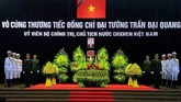 Ungkapan duka juga datang dari berbagai pempin dunia lainnya, termasuk Kuba, Amerika Serikat, Kamboja, China, juga Indonesia. (Duong Giang/VNA/Handout via Reuters)